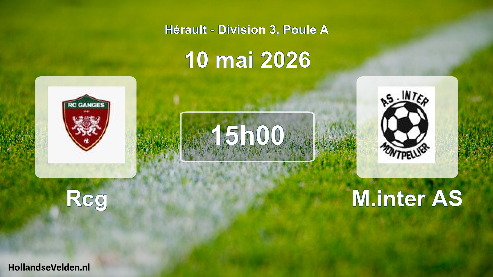 Match programmé: Rcg - M.inter AS (10 mai 2026)