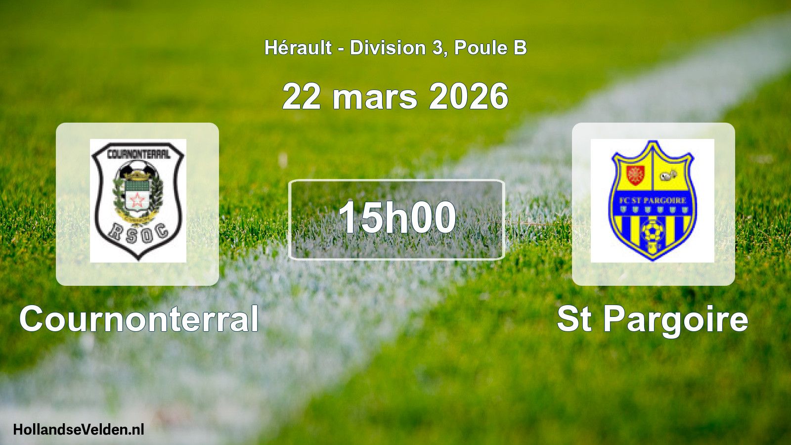 Scheduled Match: Cournonterral - St Pargoire (22 March 2026)