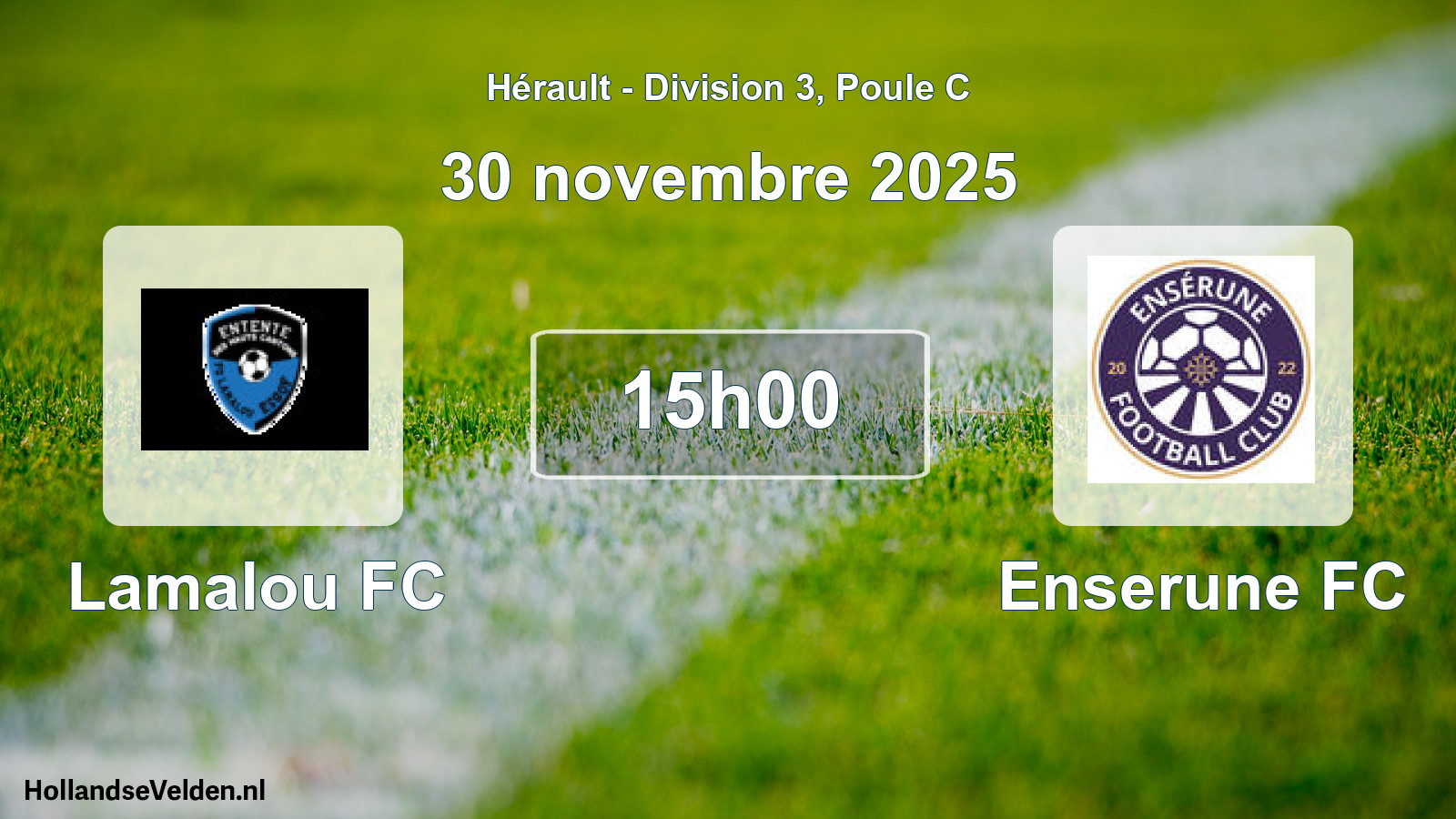 Geplande wedstrijd: Lamalou FC - Enserune FC (30 november 2025)