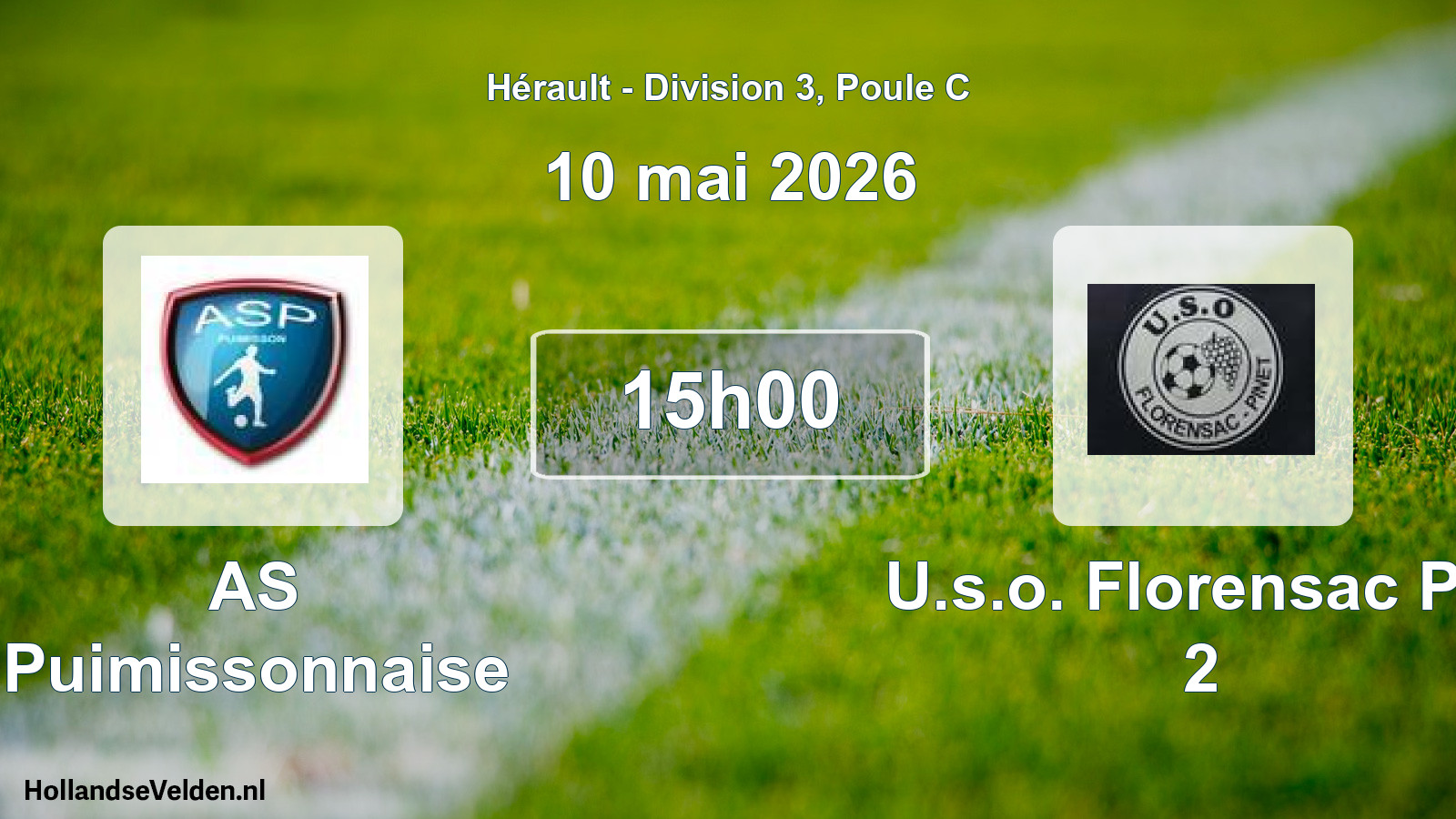 Scheduled Match: AS Puimissonnaise - U.s.o. Florensac Pin 2 (10 May 2026)