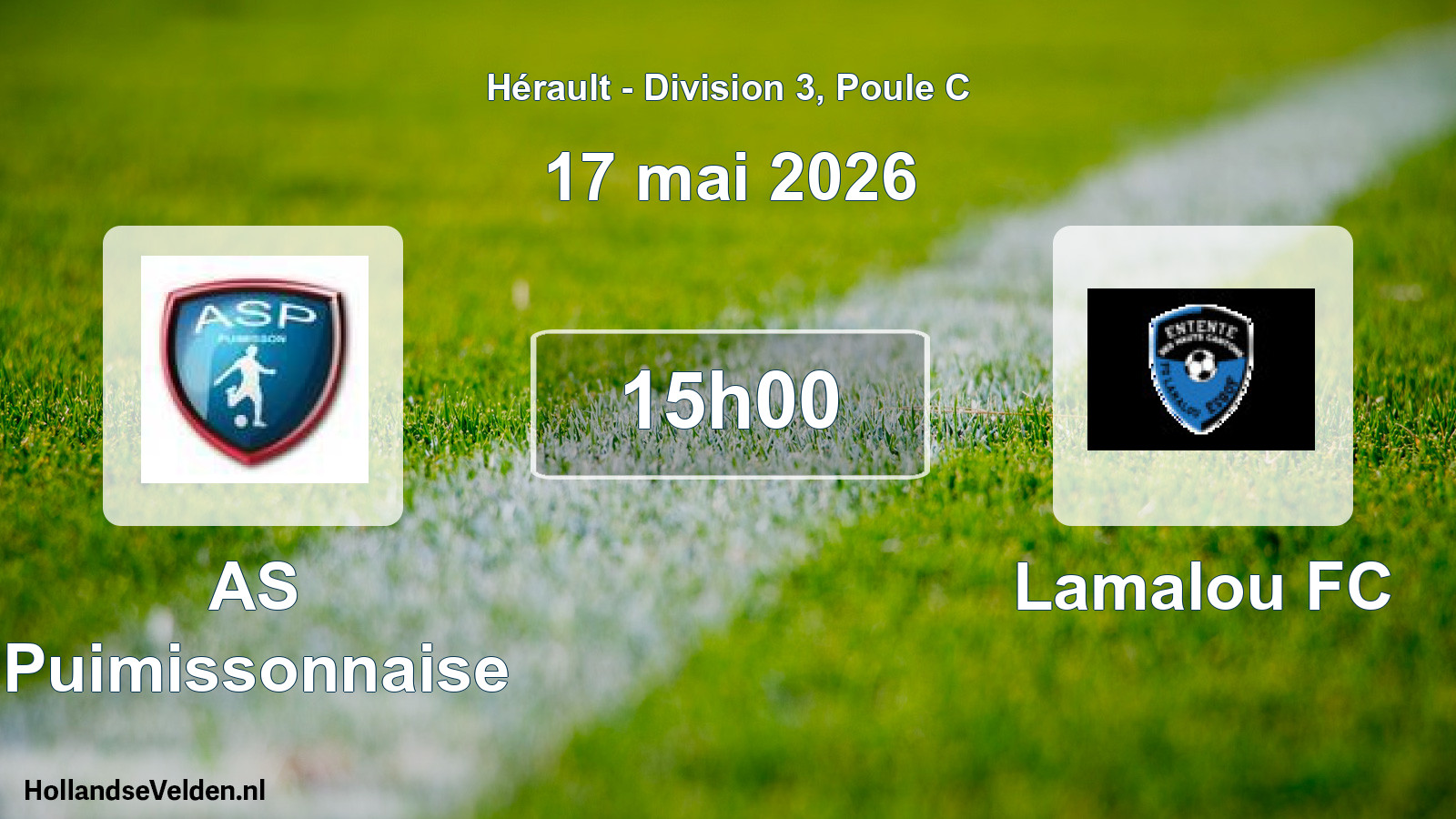 Scheduled Match: AS Puimissonnaise - Lamalou FC (17 May 2026)