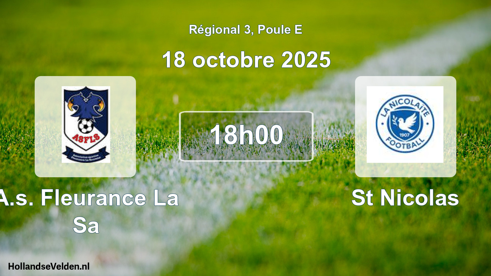 Scheduled Match: A.s. Fleurance La Sa - St Nicolas (18 October 2025)