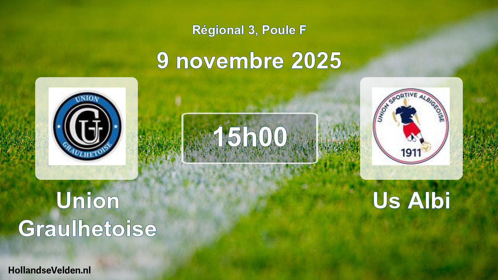 Geplande wedstrijd: Union Graulhetoise - Us Albi (9 novembre 2025)