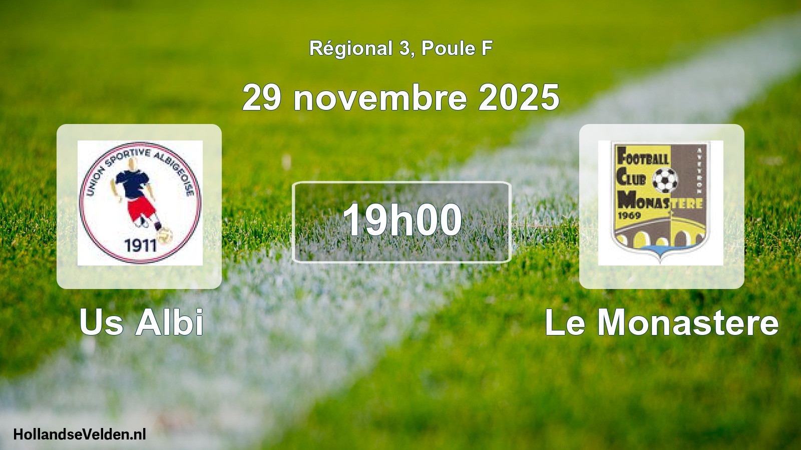 Scheduled Match: Us Albi - Le Monastere (29 November 2025)