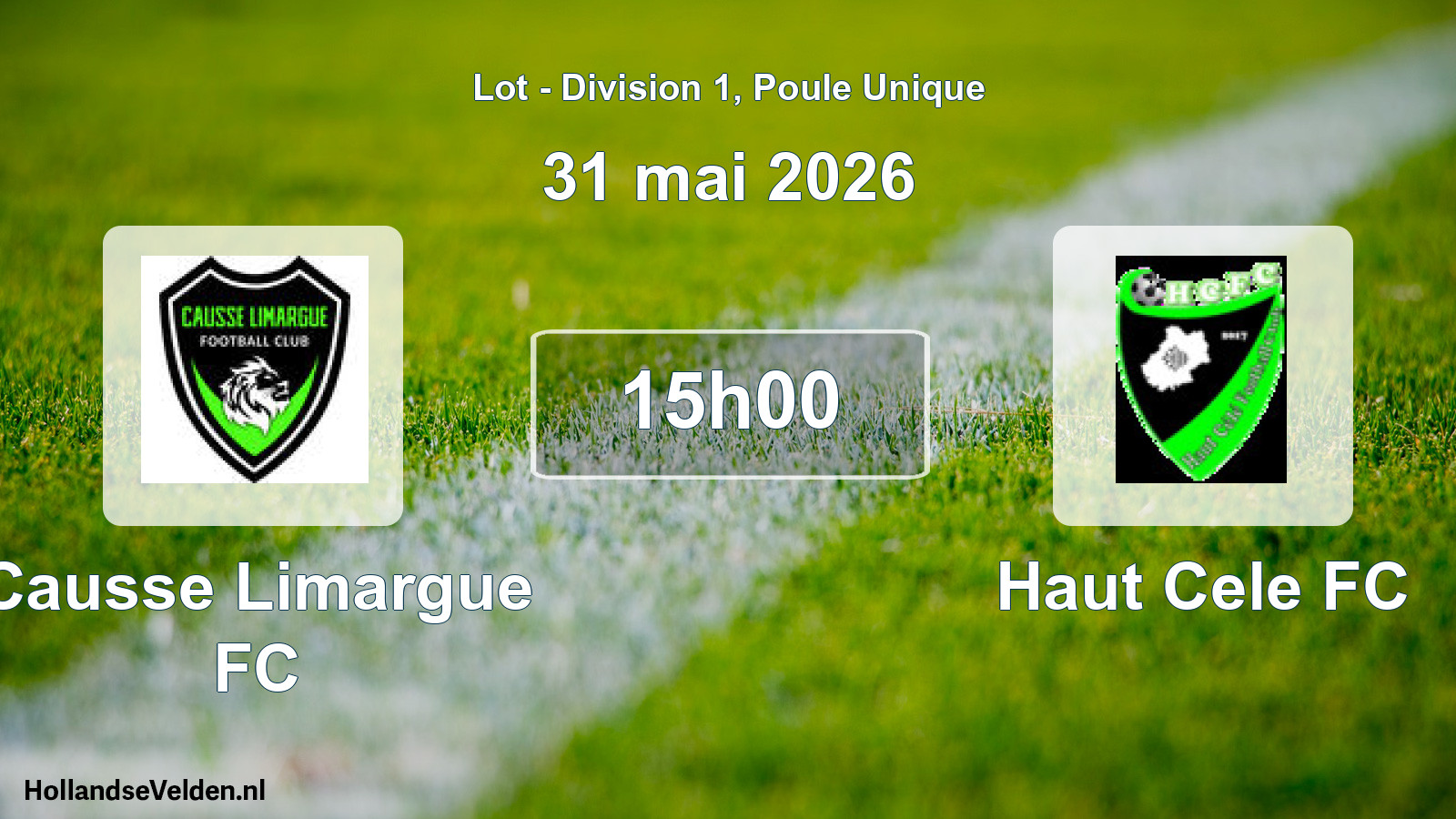 Scheduled Match: Causse Limargue FC - Haut Cele FC (31 May 2026)