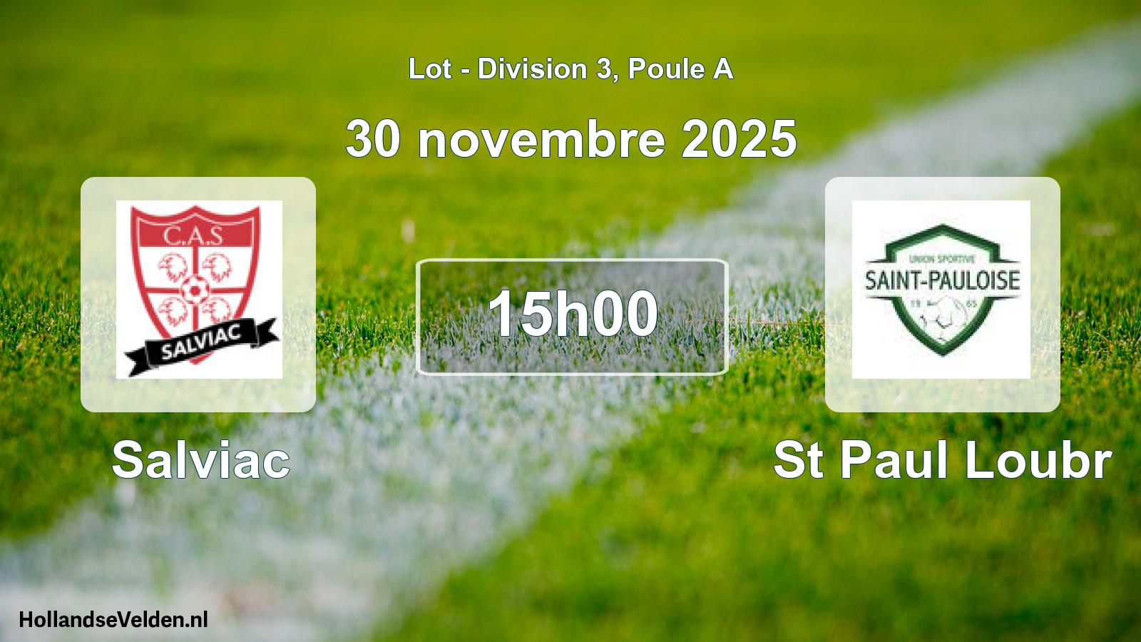 Scheduled Match: Salviac - St Paul Loubr (30 November 2025)