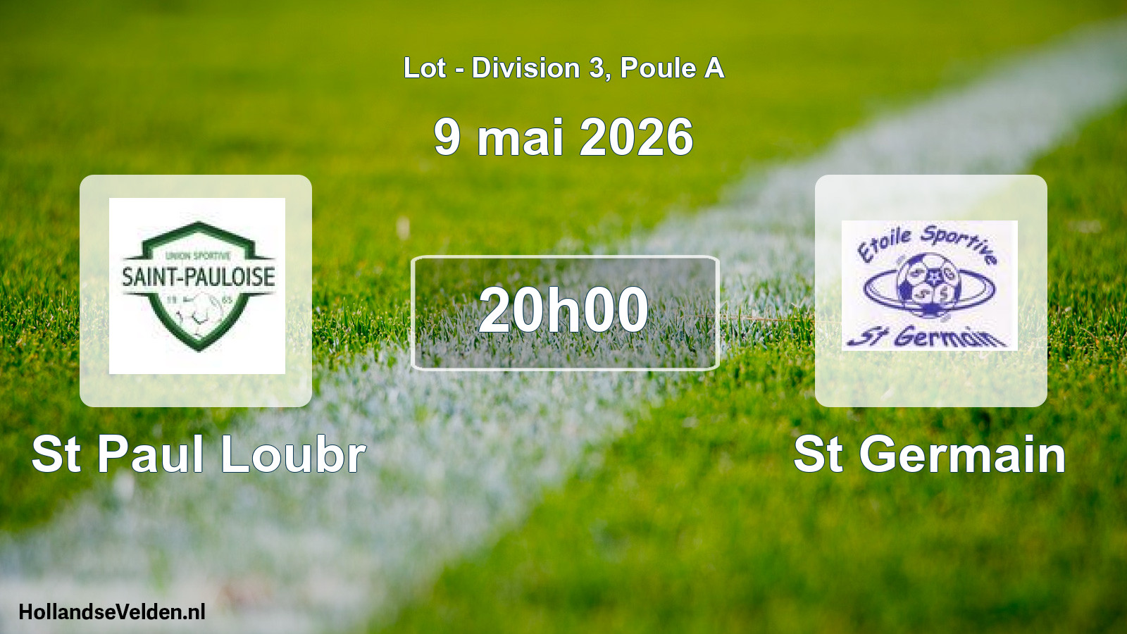 Scheduled Match: St Paul Loubr - St Germain (9 May 2026)