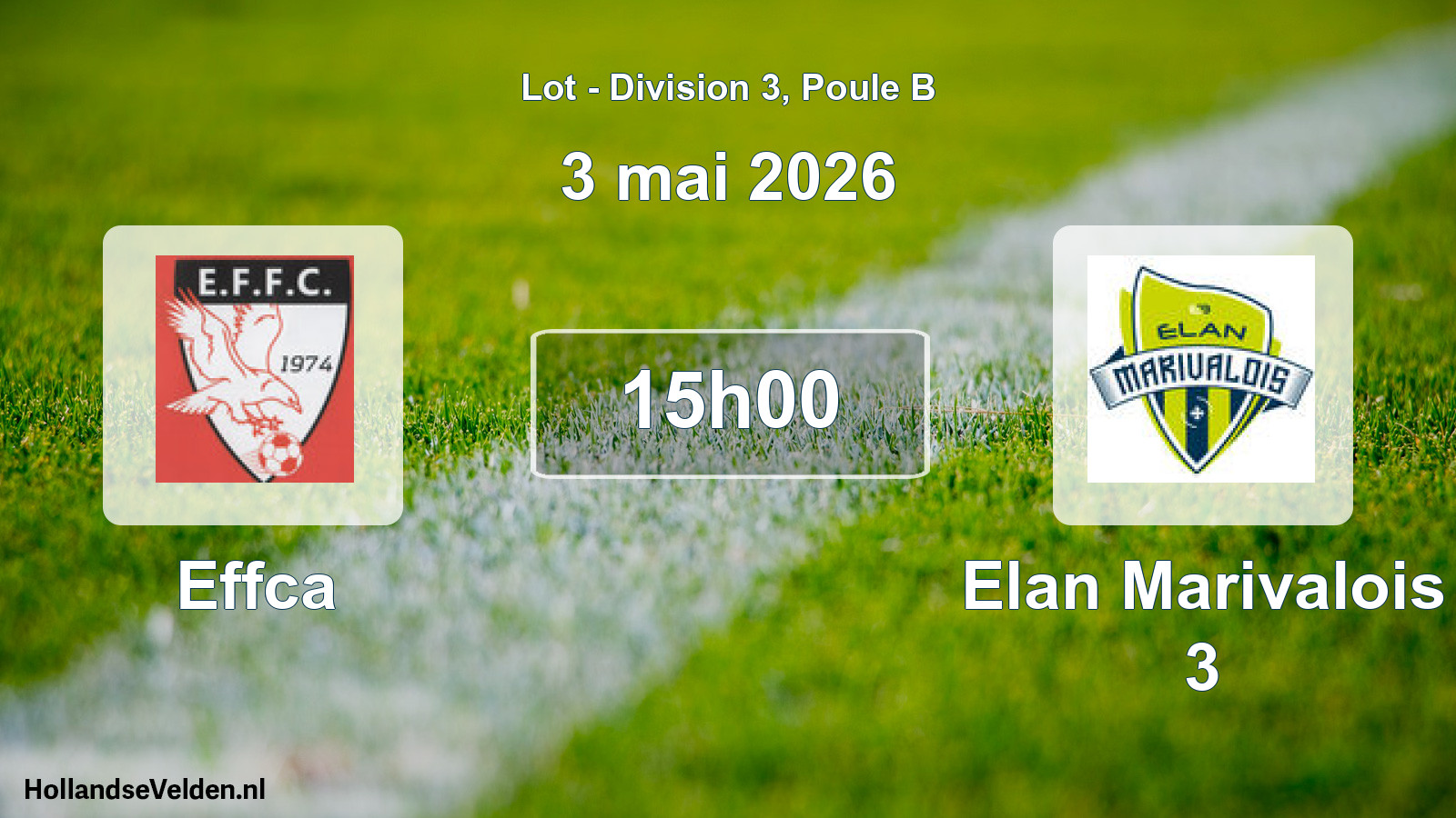Scheduled Match: Effca - Elan Marivalois 3 (3 May 2026)