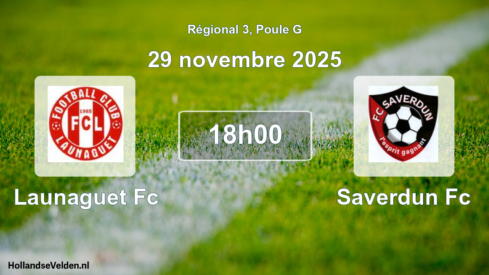 Geplande wedstrijd: Launaguet Fc - Saverdun Fc (29 november 2025)