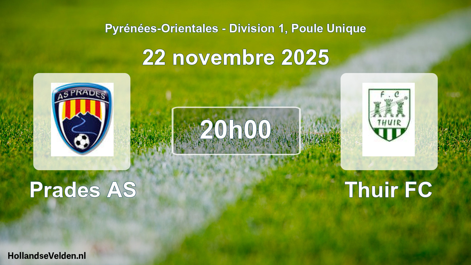 Scheduled Match: Prades AS - Thuir FC (22 November 2025)