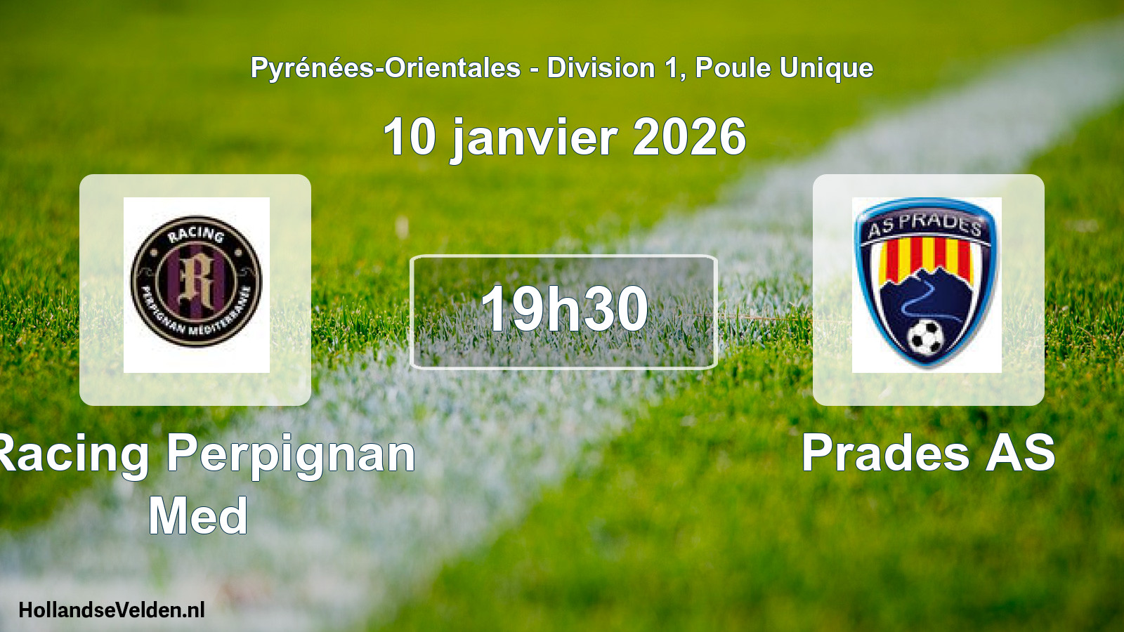 Scheduled Match: Racing Perpignan Med - Prades AS (10 January 2026)