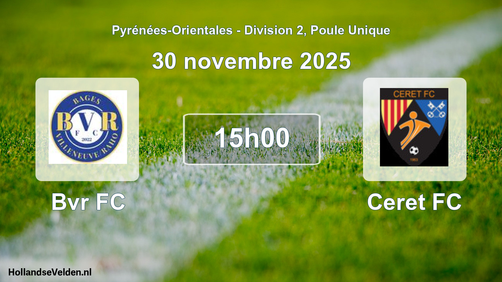 Scheduled Match: Bvr FC - Ceret FC (30 November 2025)