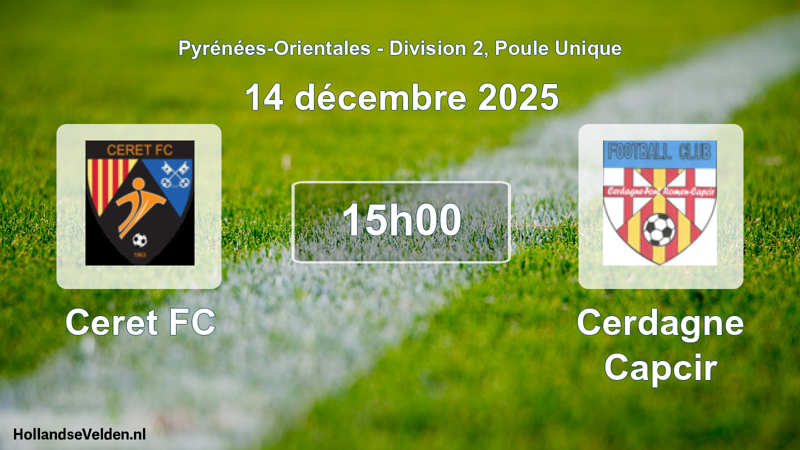 Scheduled Match: Ceret FC - Cerdagne Capcir (14 December 2025)