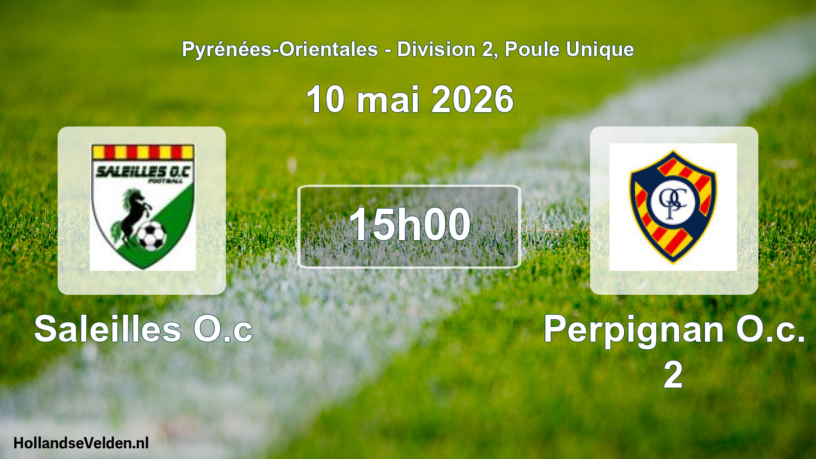 Scheduled Match: Saleilles O.c - Perpignan O.c. 2 (10 May 2026)