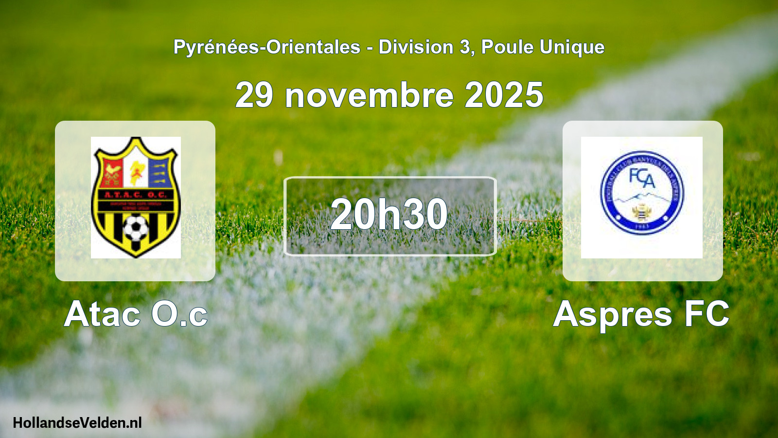 Scheduled Match: Atac O.c - Aspres FC (29 November 2025)