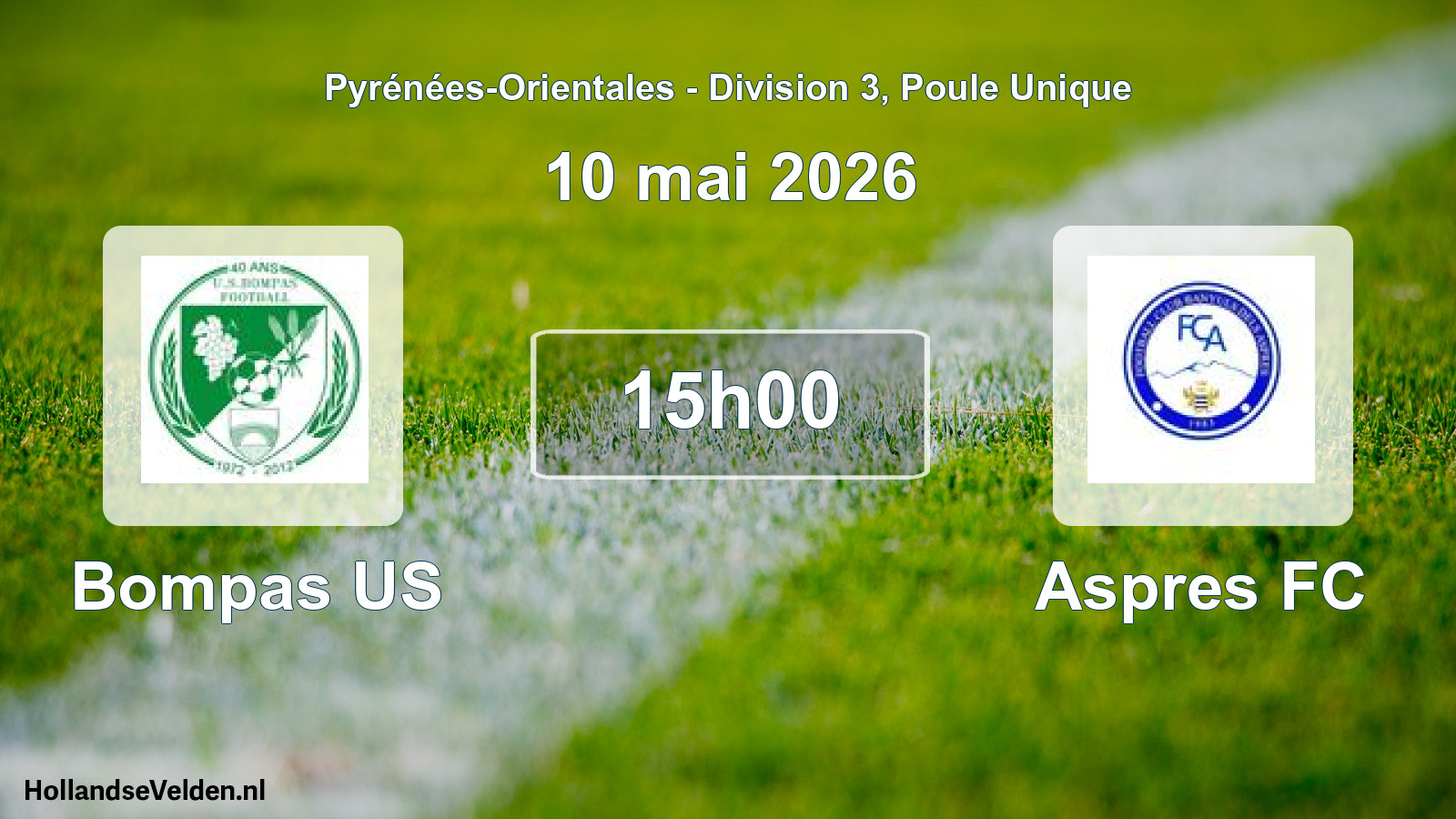 Scheduled Match: Bompas US - Aspres FC (10 May 2026)