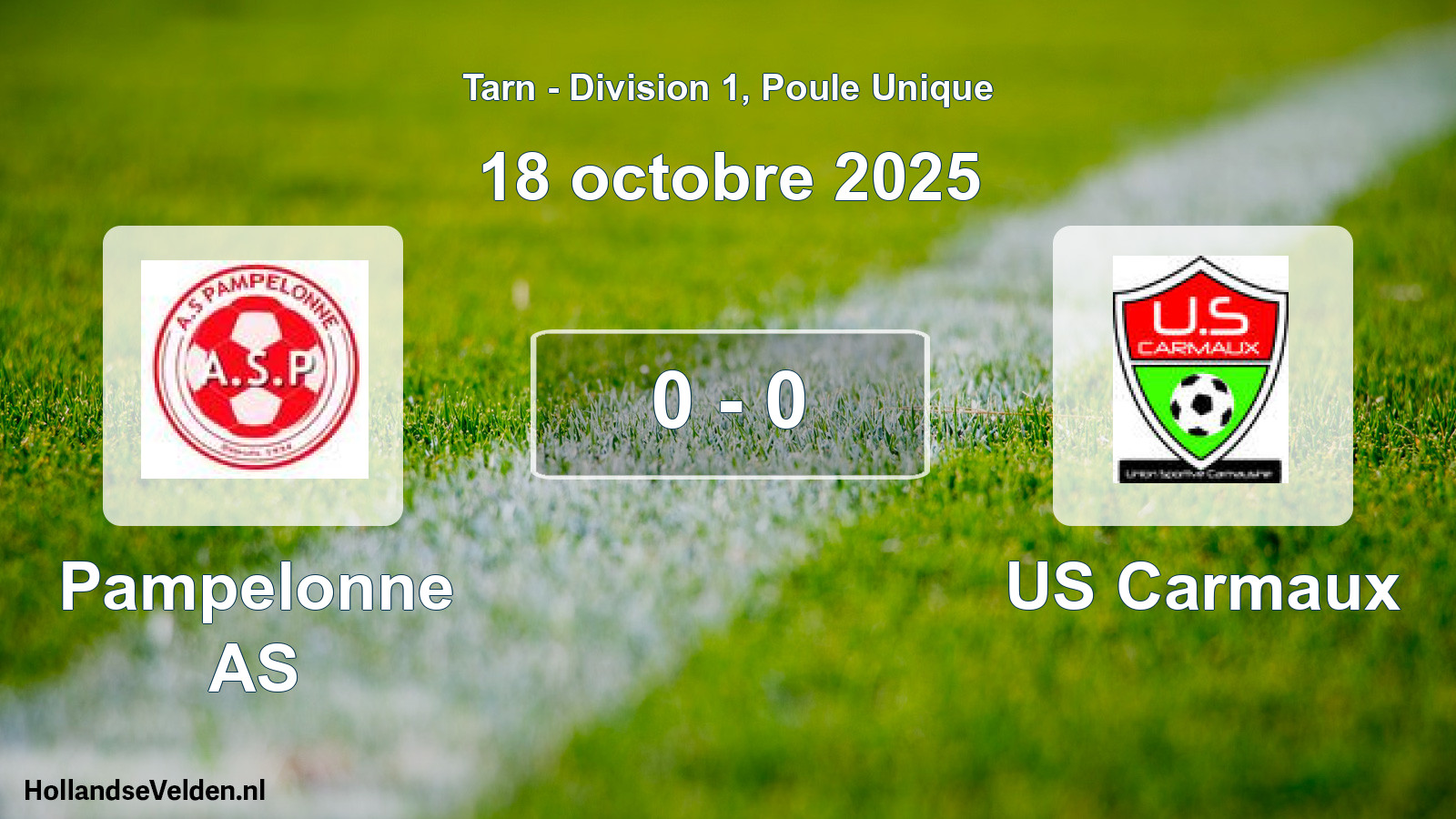 Match joué: Pampelonne AS - US Carmaux 0 - 0 (18 octobre 2025)