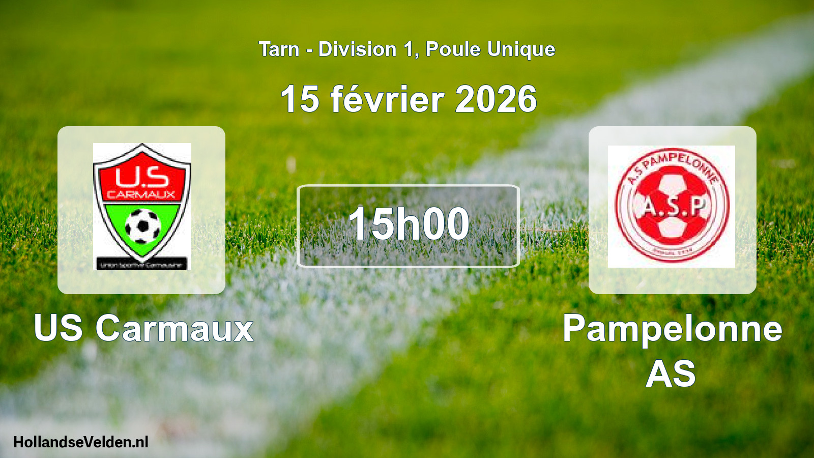 Scheduled Match: US Carmaux - Pampelonne AS (15 February 2026)