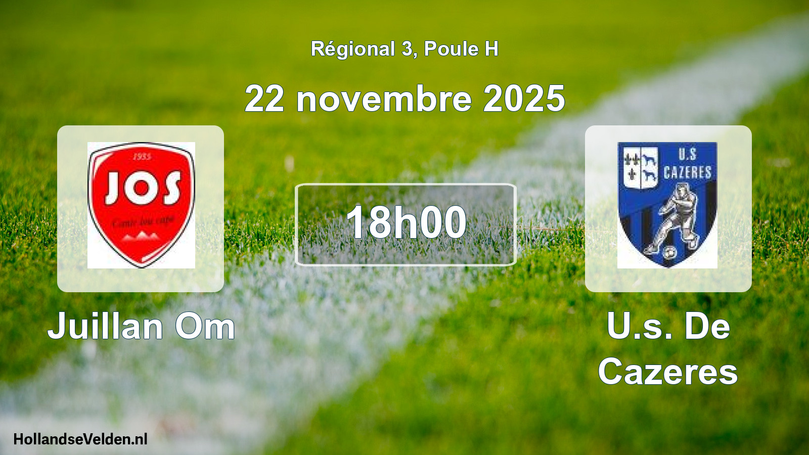 Scheduled Match: Juillan Om - U.s. De Cazeres (22 November 2025)