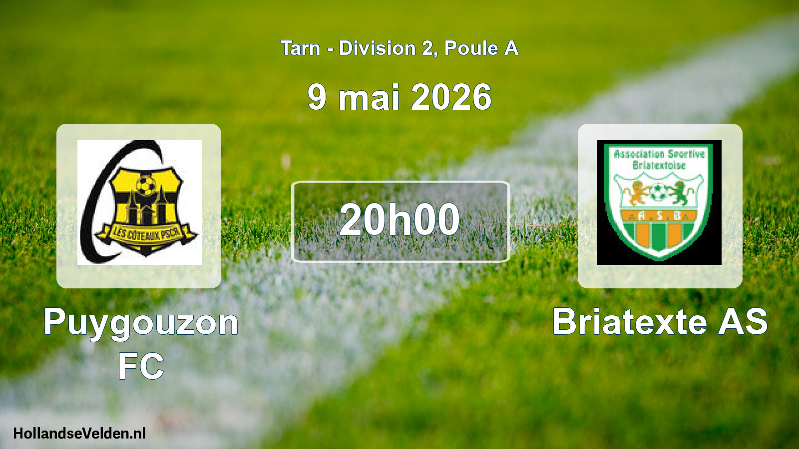 Scheduled Match: Puygouzon FC - Briatexte AS (9 May 2026)