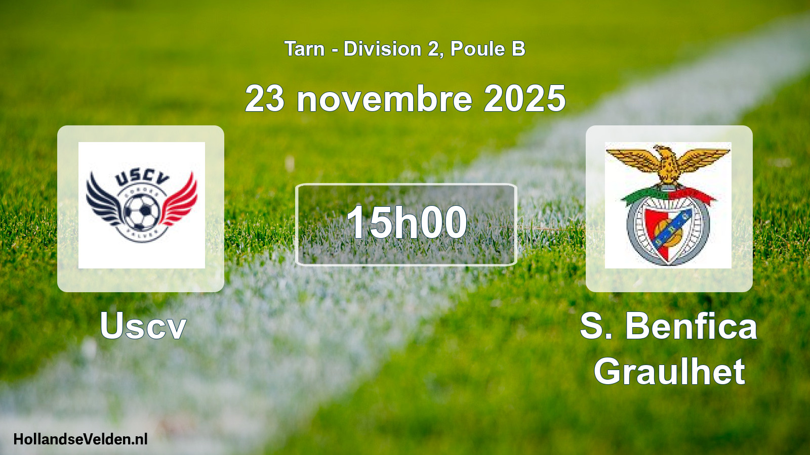 Scheduled Match: Uscv - S. Benfica Graulhet (23 November 2025)