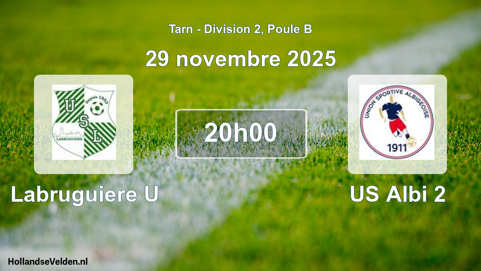 Geplande wedstrijd: Labruguiere U - US Albi 2 (29 november 2025)