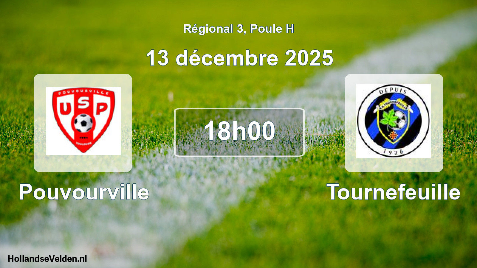 Geplande wedstrijd: Pouvourville - Tournefeuille (13 décembre 2025)