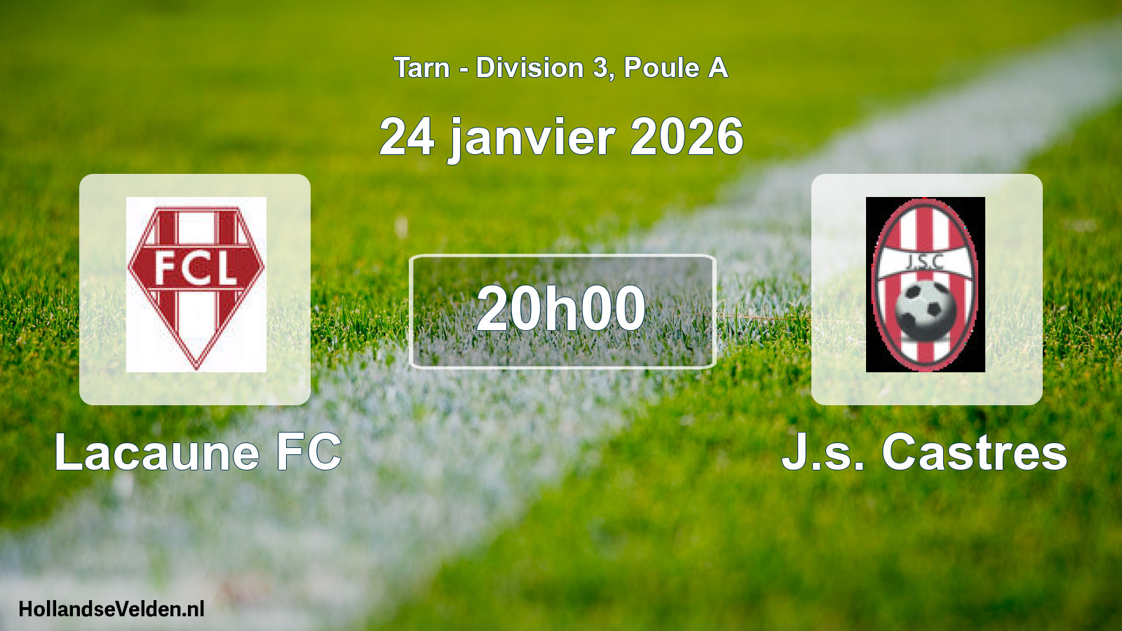 Scheduled Match: Lacaune FC - J.s. Castres (24 January 2026)