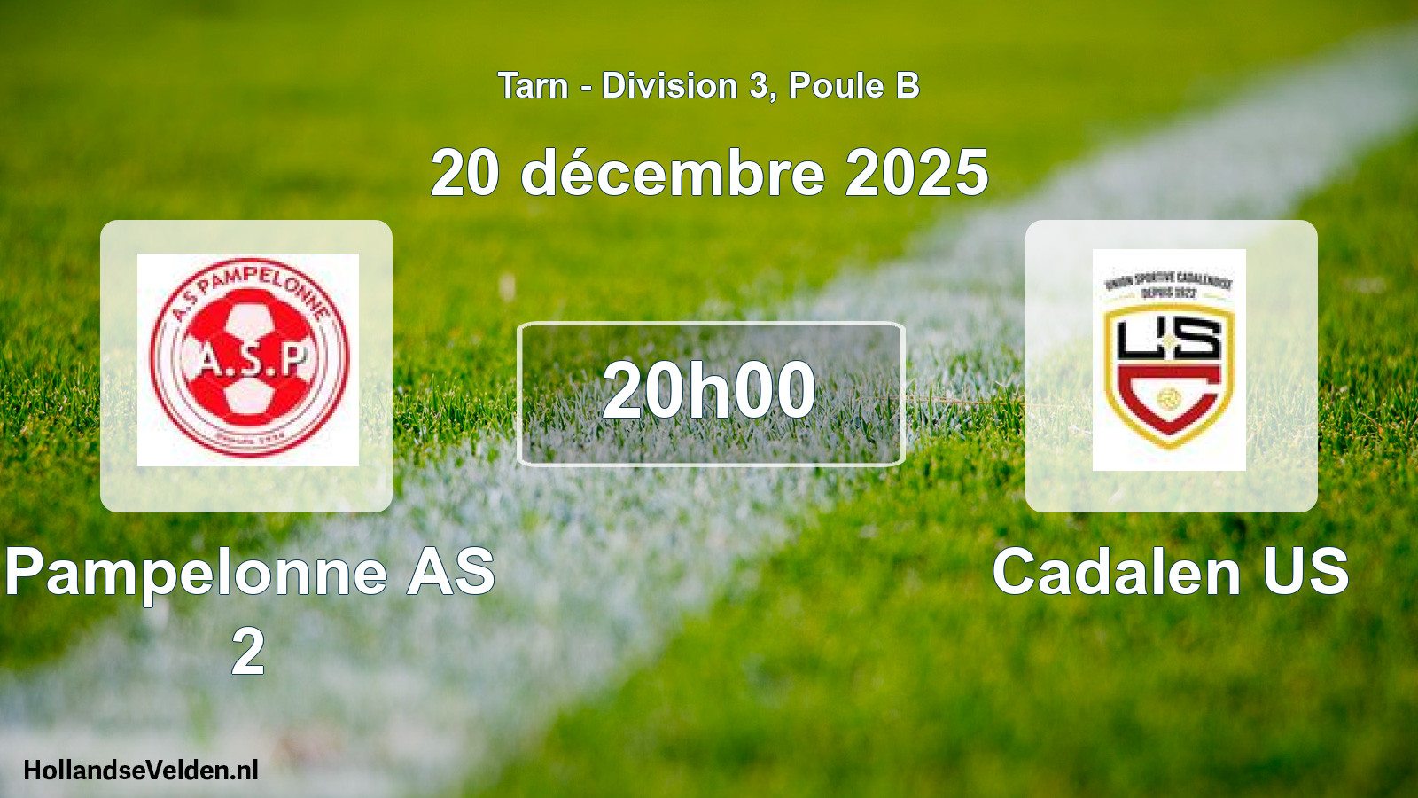 Scheduled Match: Pampelonne AS 2 - Cadalen US (8 November 2025)