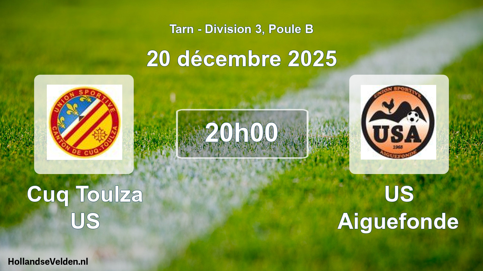 Match programmé: Cuq Toulza US - US Aiguefonde (8 novembre 2025)