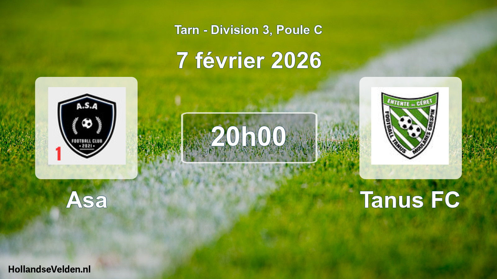 Scheduled Match: Asa - Tanus FC (7 February 2026)