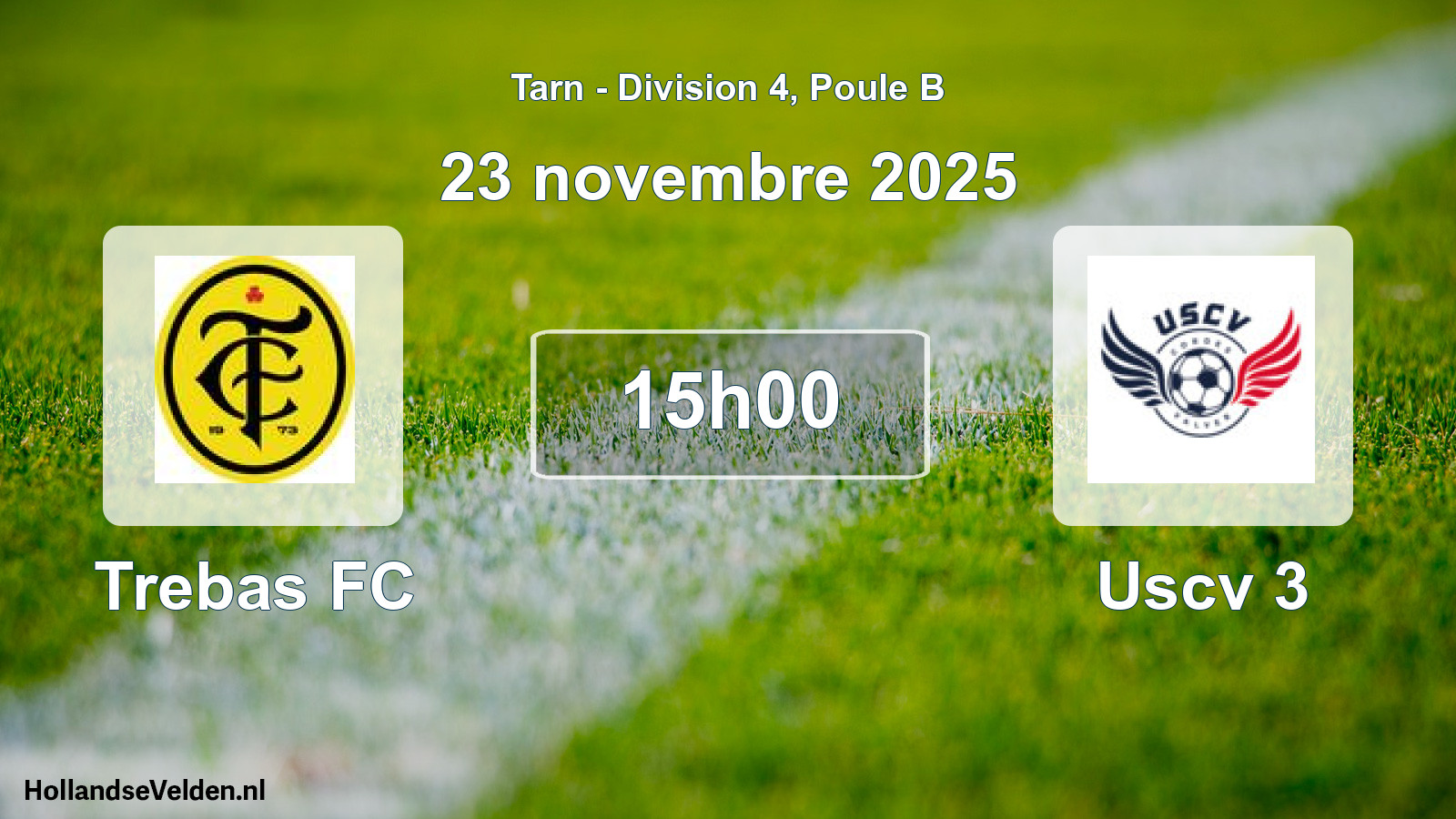 Scheduled Match: Trebas FC - Uscv 3 (23 November 2025)