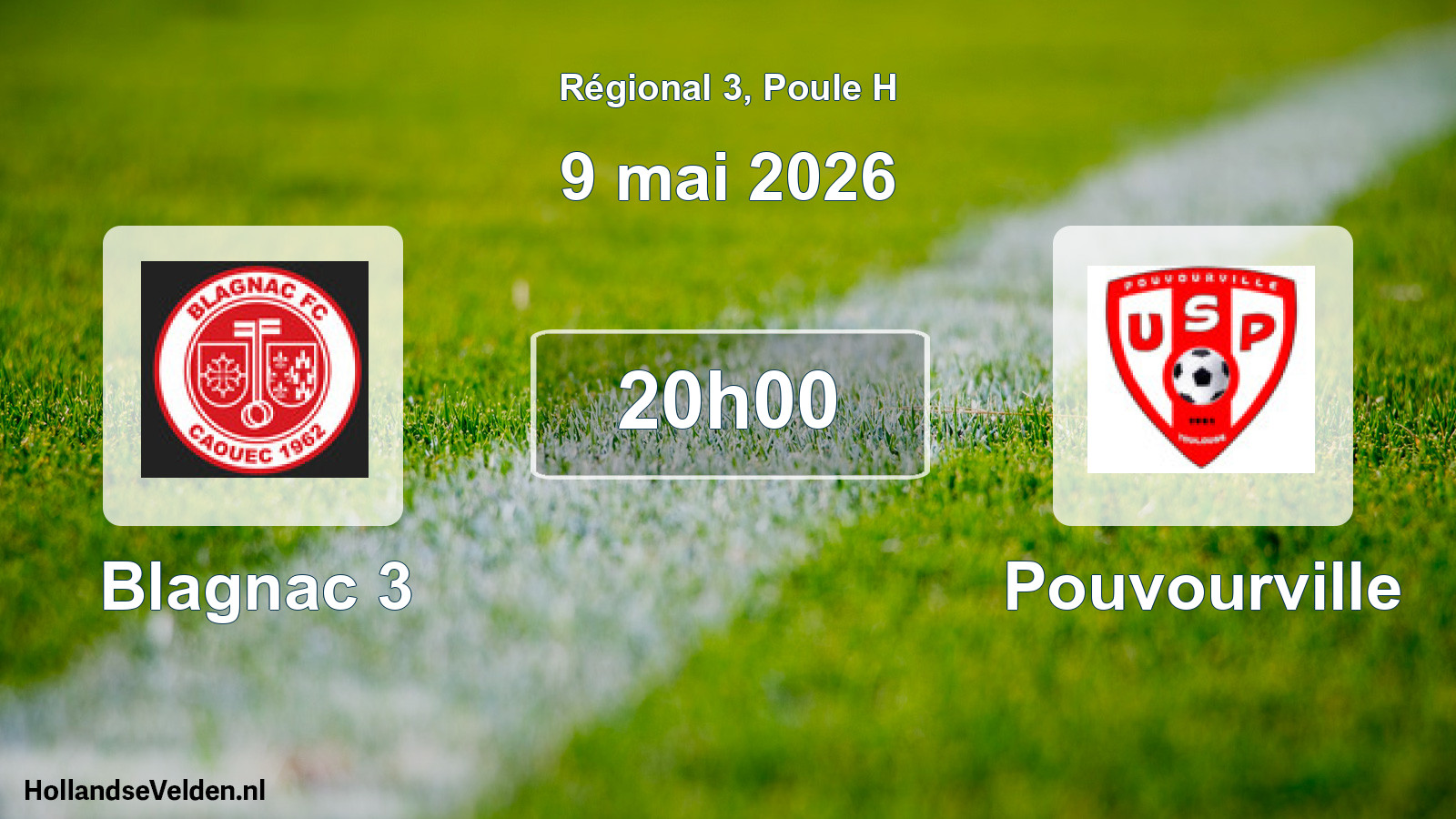 Scheduled Match: Blagnac 3 - Pouvourville (9 May 2026)