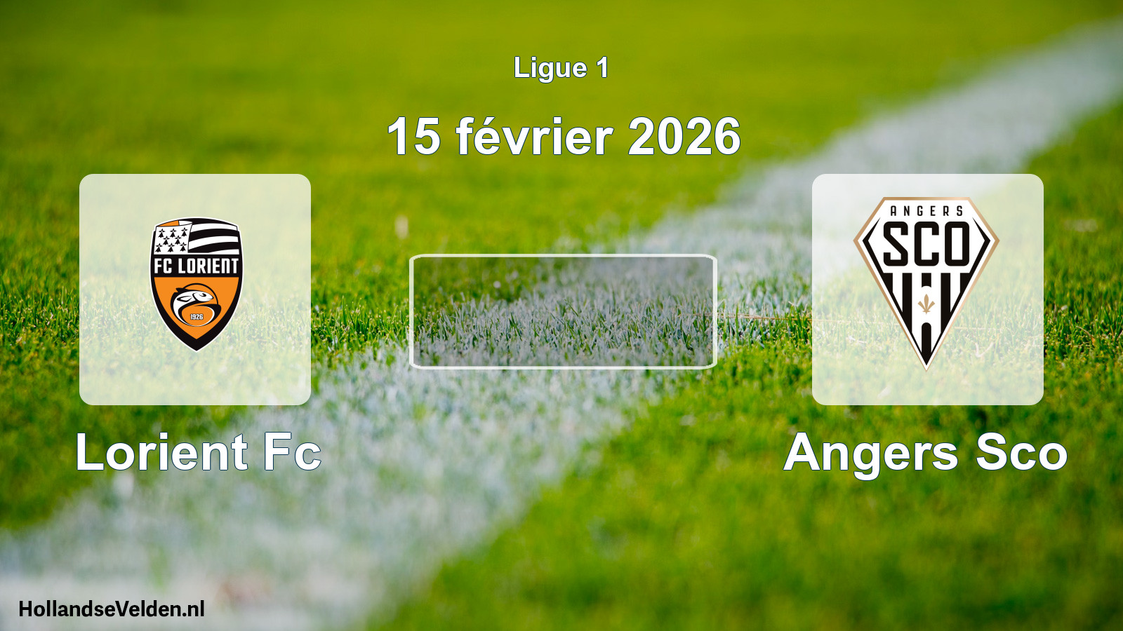 Scheduled Match: Lorient Fc - Angers Sco (15 February 2026)