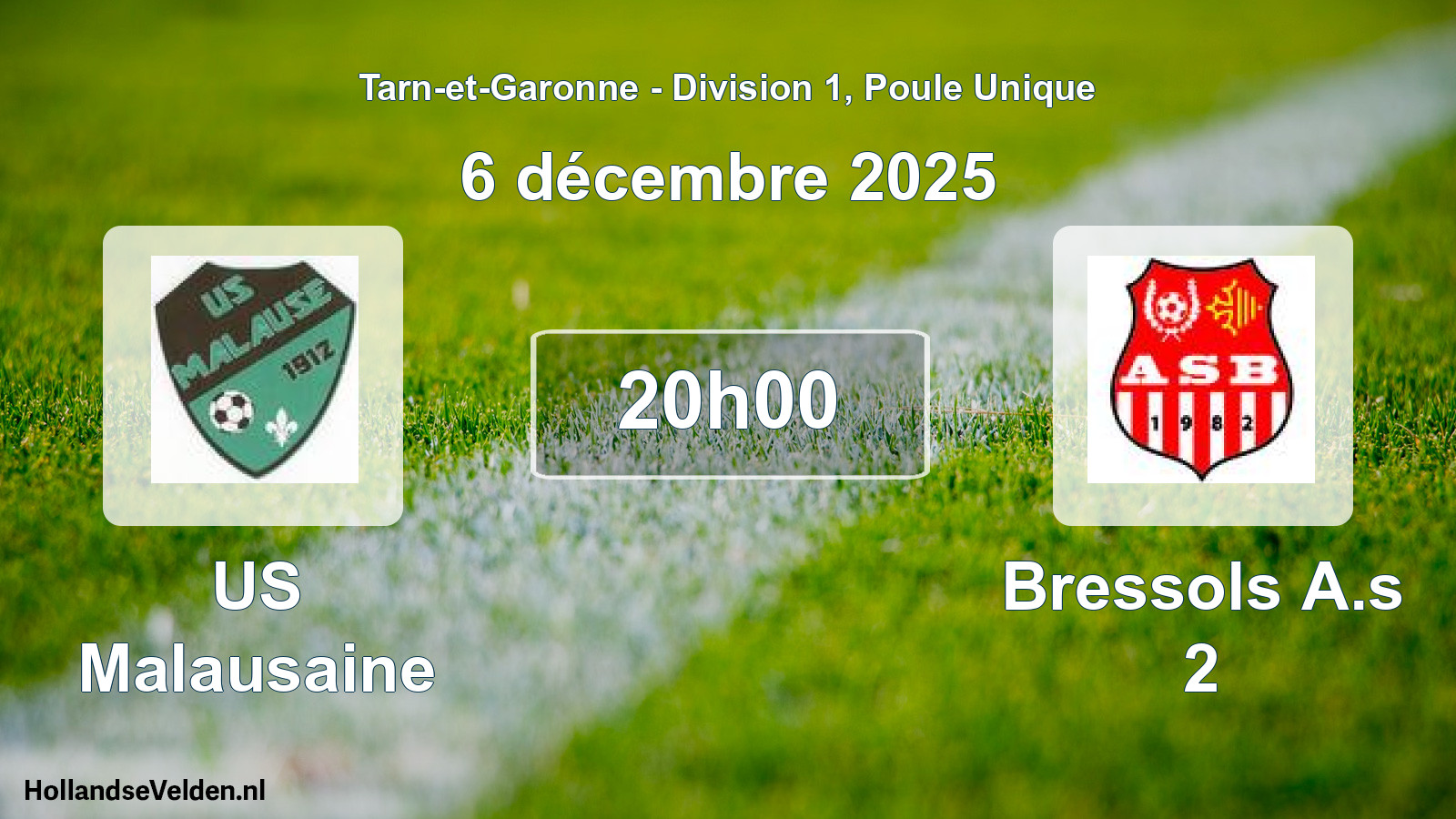 Scheduled Match: US Malausaine - Bressols A.s 2 (6 December 2025)