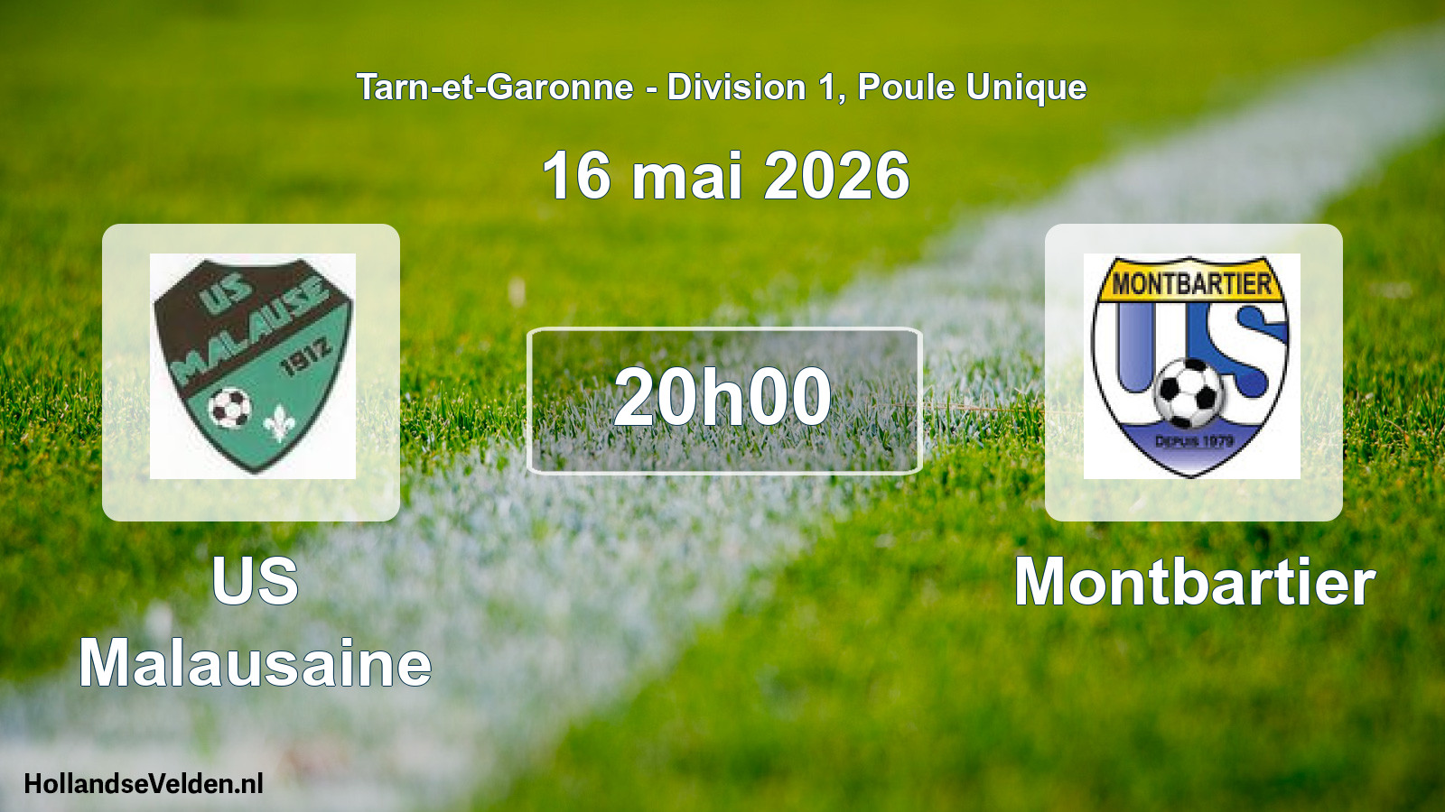 Scheduled Match: US Malausaine - Montbartier (16 May 2026)
