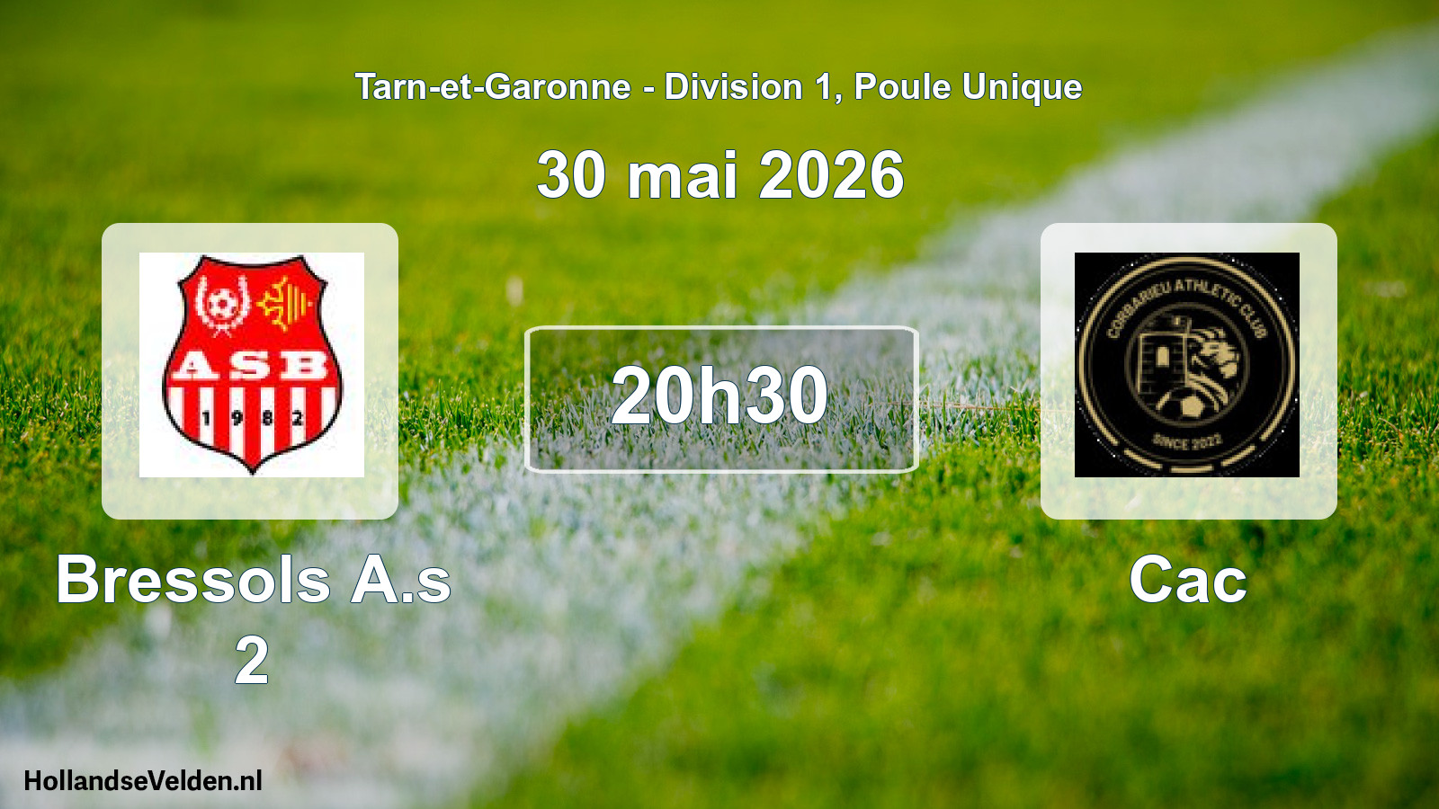 Scheduled Match: Bressols A.s 2 - Cac (30 May 2026)