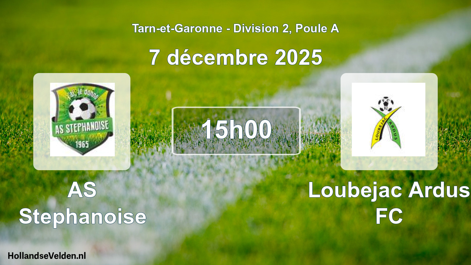 Scheduled Match: AS Stephanoise - Loubejac Ardus FC (7 December 2025)