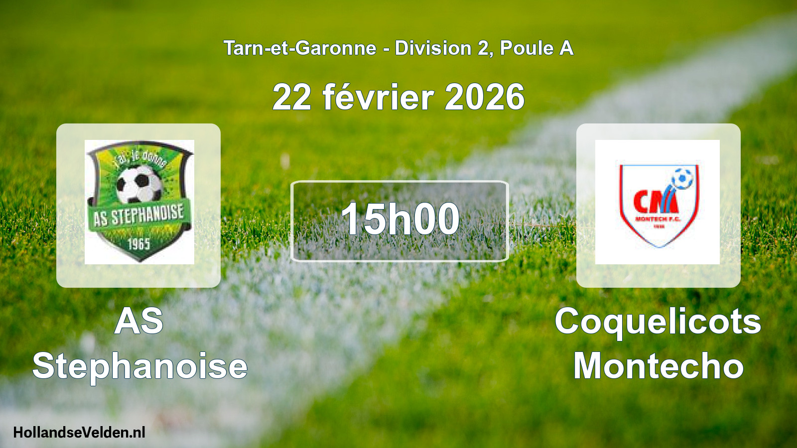 Scheduled Match: AS Stephanoise - Coquelicots Montecho (22 February 2026)