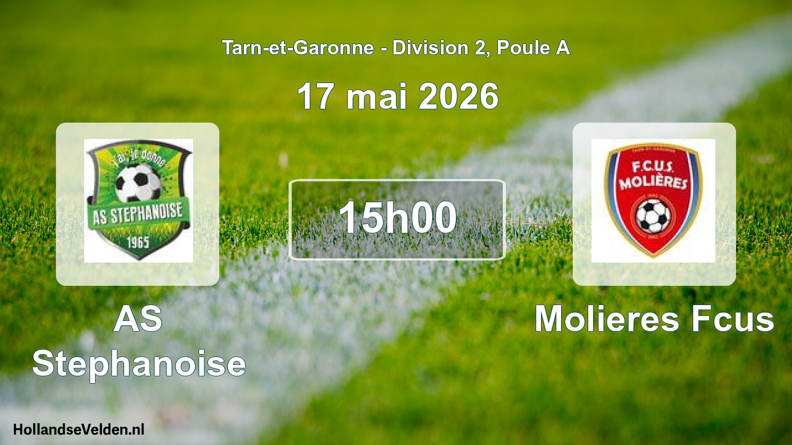 Scheduled Match: AS Stephanoise - Molieres Fcus (17 May 2026)
