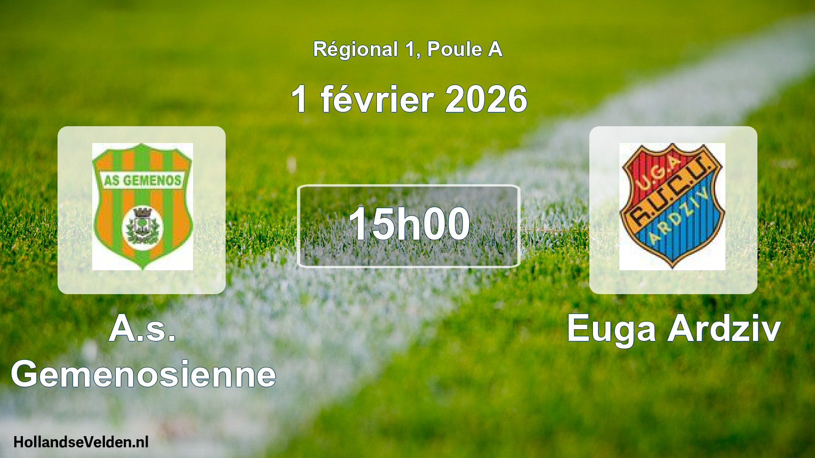 Scheduled Match: A.s. Gemenosienne - Euga Ardziv (1 February 2026)