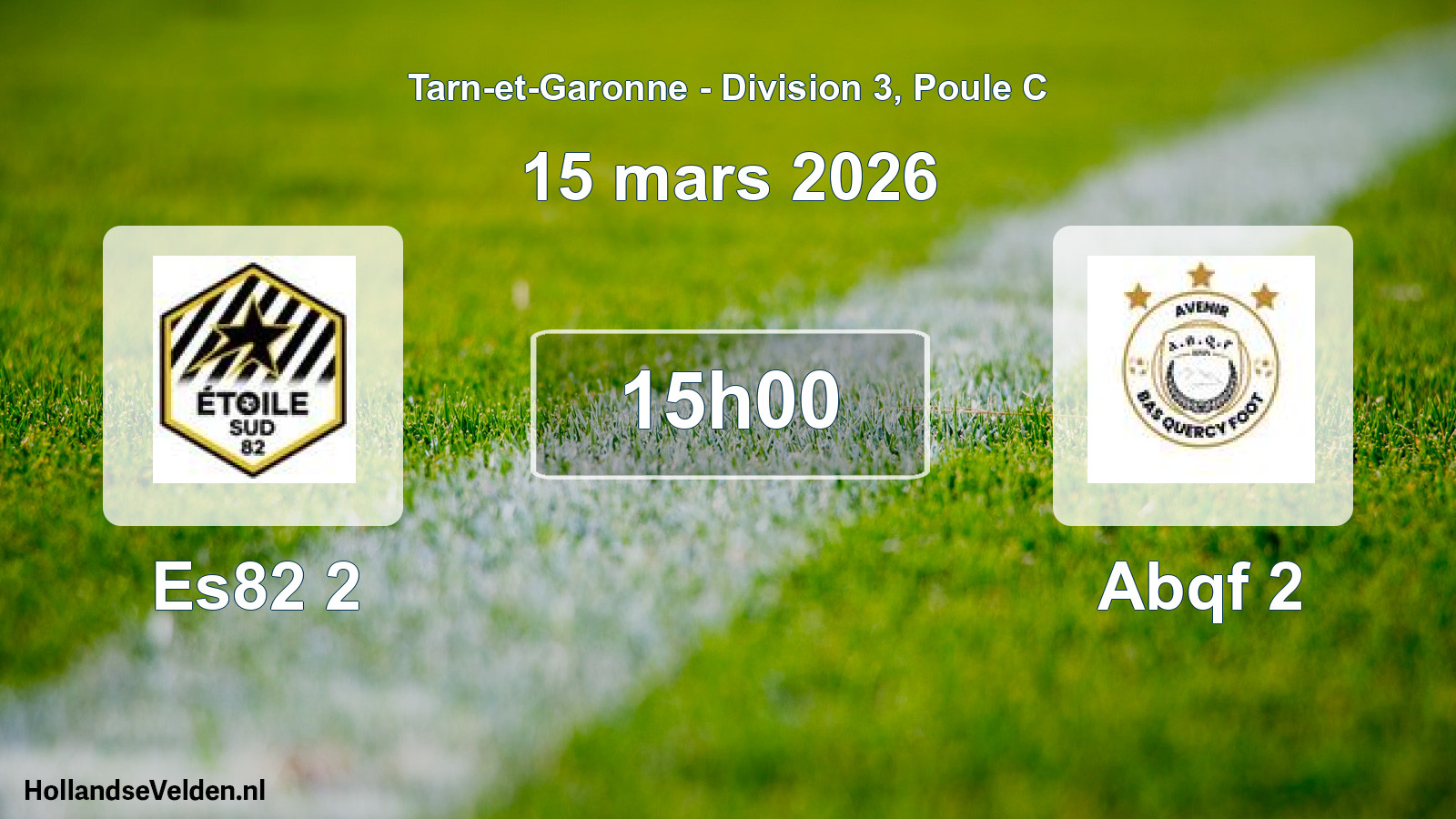 Scheduled Match: Es82 2 - Abqf 2 (15 March 2026)