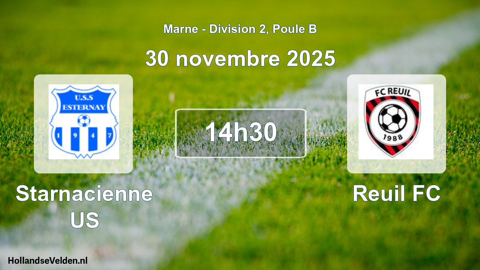 Scheduled Match: Starnacienne US - Reuil FC (30 November 2025)