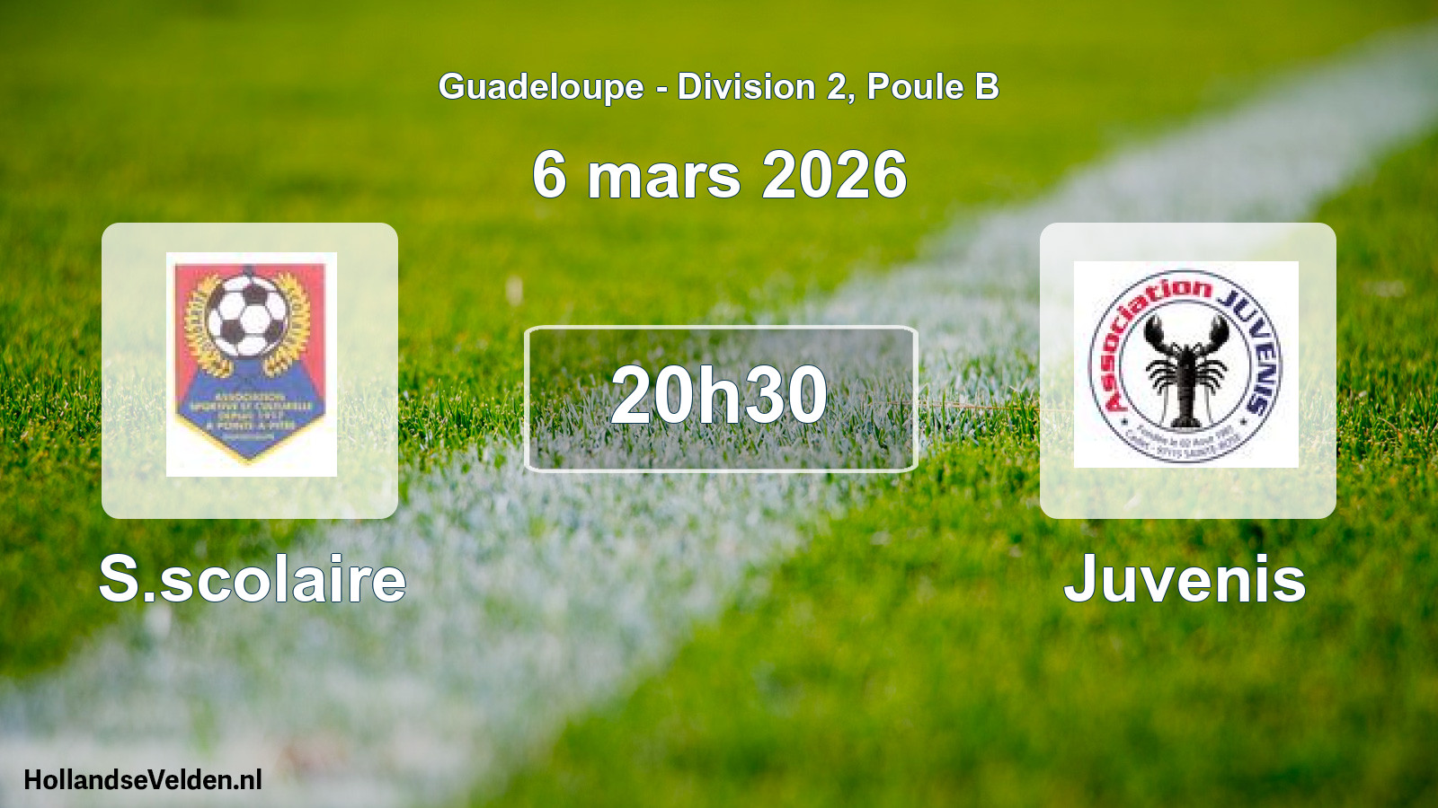 Match programmé: S.scolaire - Juvenis (6 mars 2026)