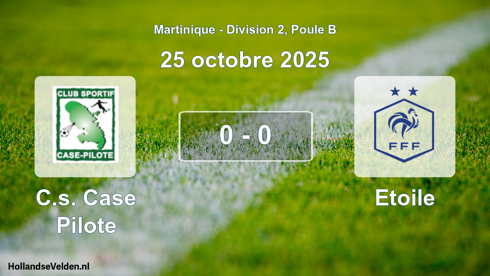 Match joué: C.s. Case Pilote - Etoile 0 - 0 (25 octobre 2025)