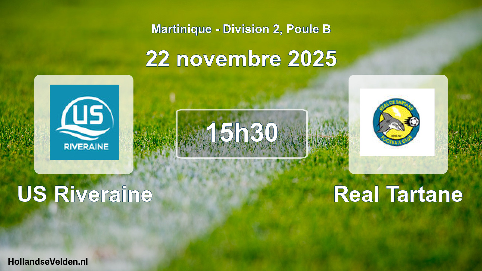 Match programmé: US Riveraine - Real Tartane (22 novembre 2025)
