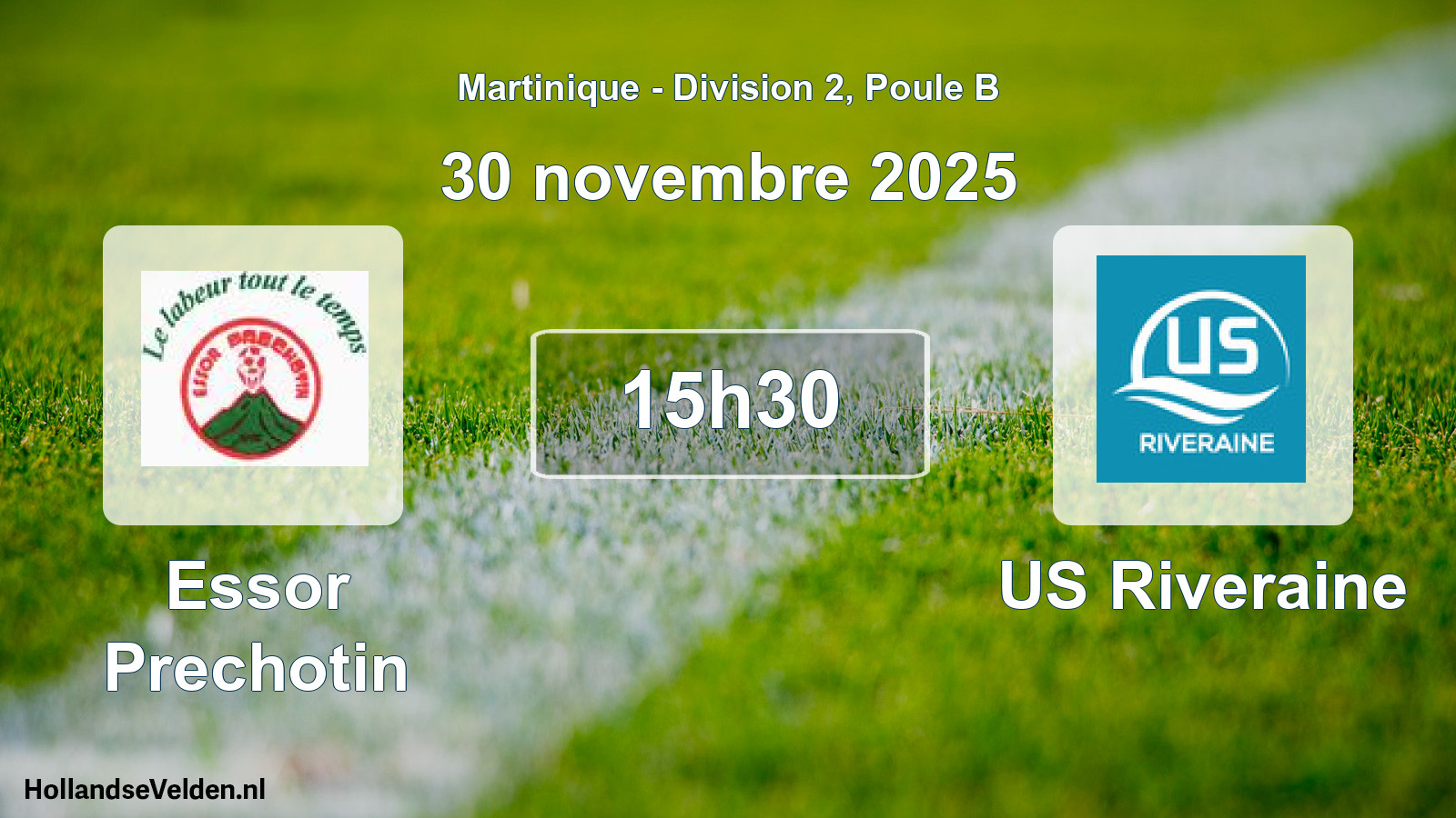 Scheduled Match: Essor Prechotin - US Riveraine (30 November 2025)