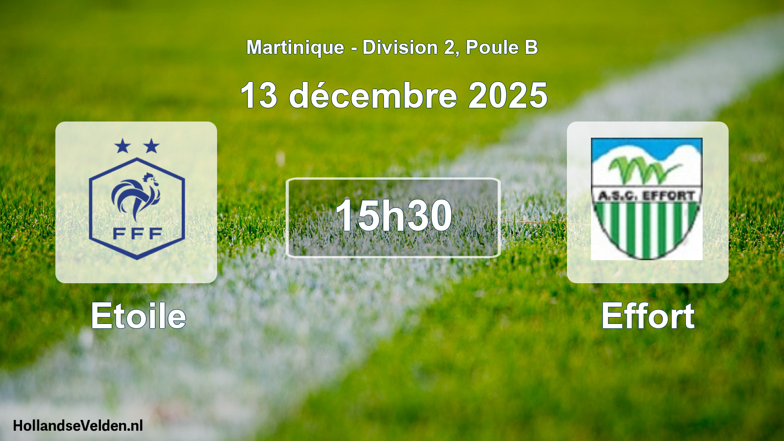 Scheduled Match: Etoile - Effort (13 December 2025)