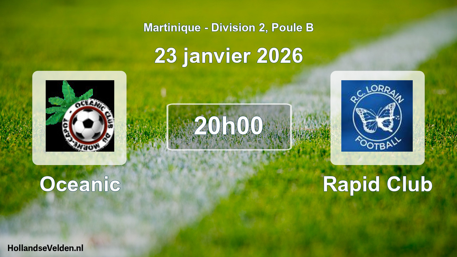 Scheduled Match: Oceanic - Rapid Club (23 January 2026)
