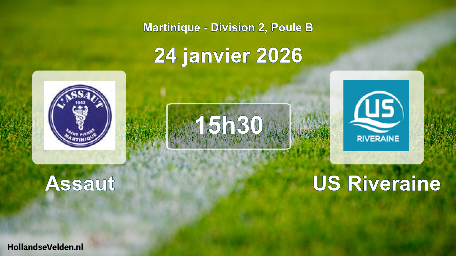 Scheduled Match: Assaut - US Riveraine (24 January 2026)
